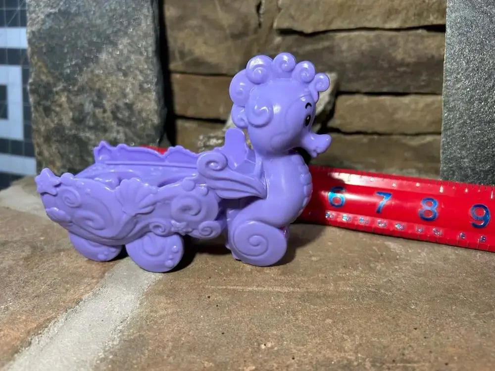 Disney Fisher Price Little People Ariel The Little Mermaid Seahorse Chariot